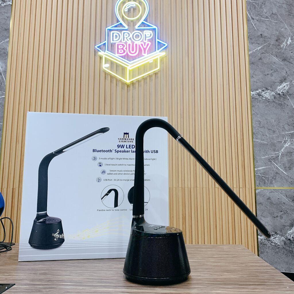Đèn bàn chống cận kiêm Loa Bluetooth hãng Normande Lighting