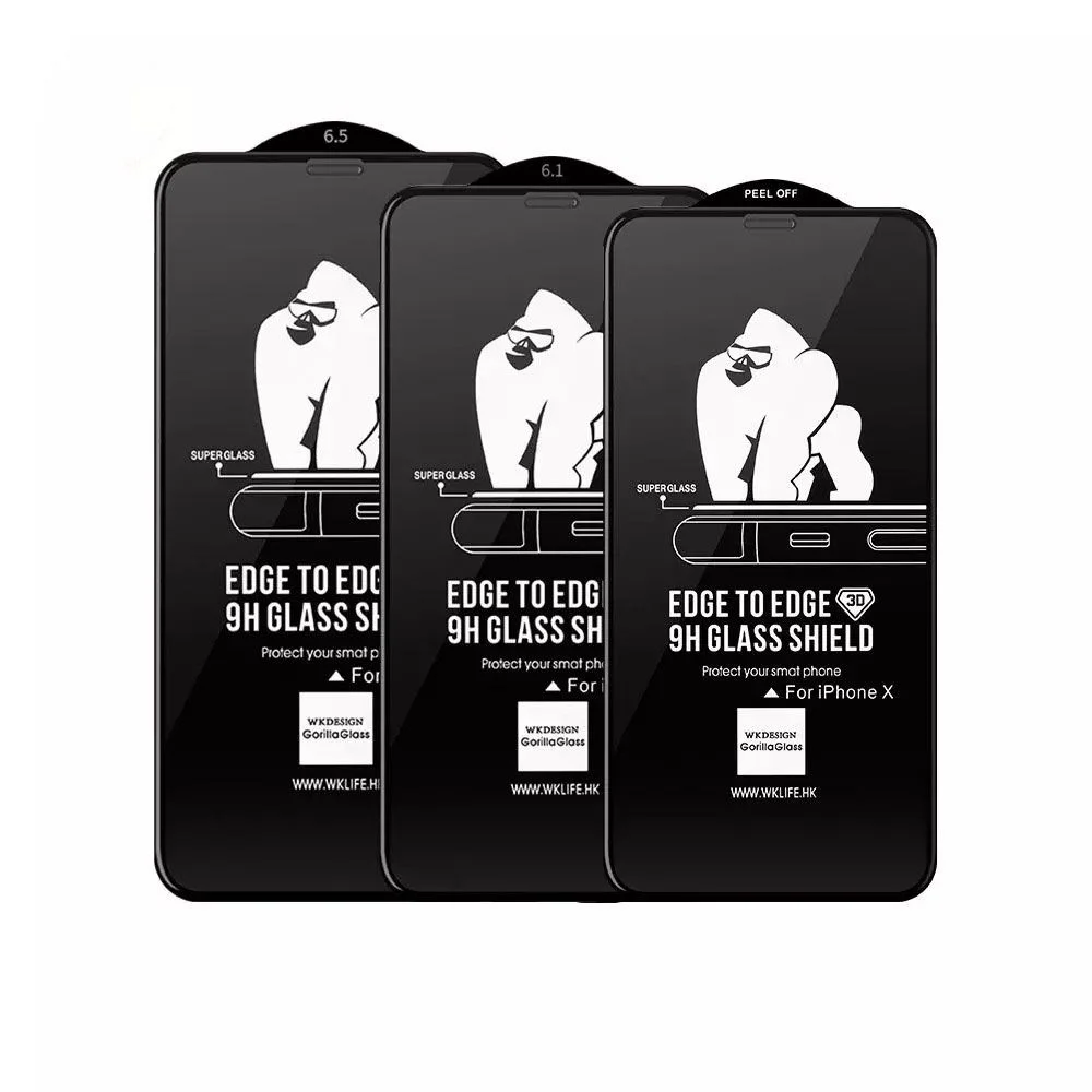 Kính cường lực WK Kingkong full màn iPhone ( hàng Copy , ko hộp ) - Ảnh 3