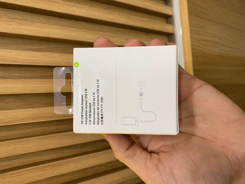 Củ sạc vuông iphone 1A fullbox - fake - Ảnh 7