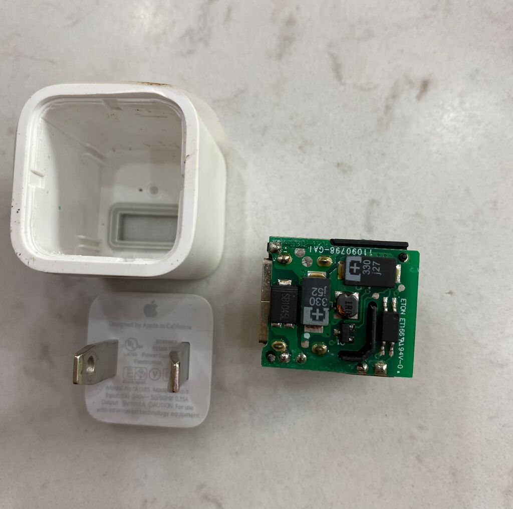 Củ sạc vuông iphone 1A fullbox - fake - Ảnh 3