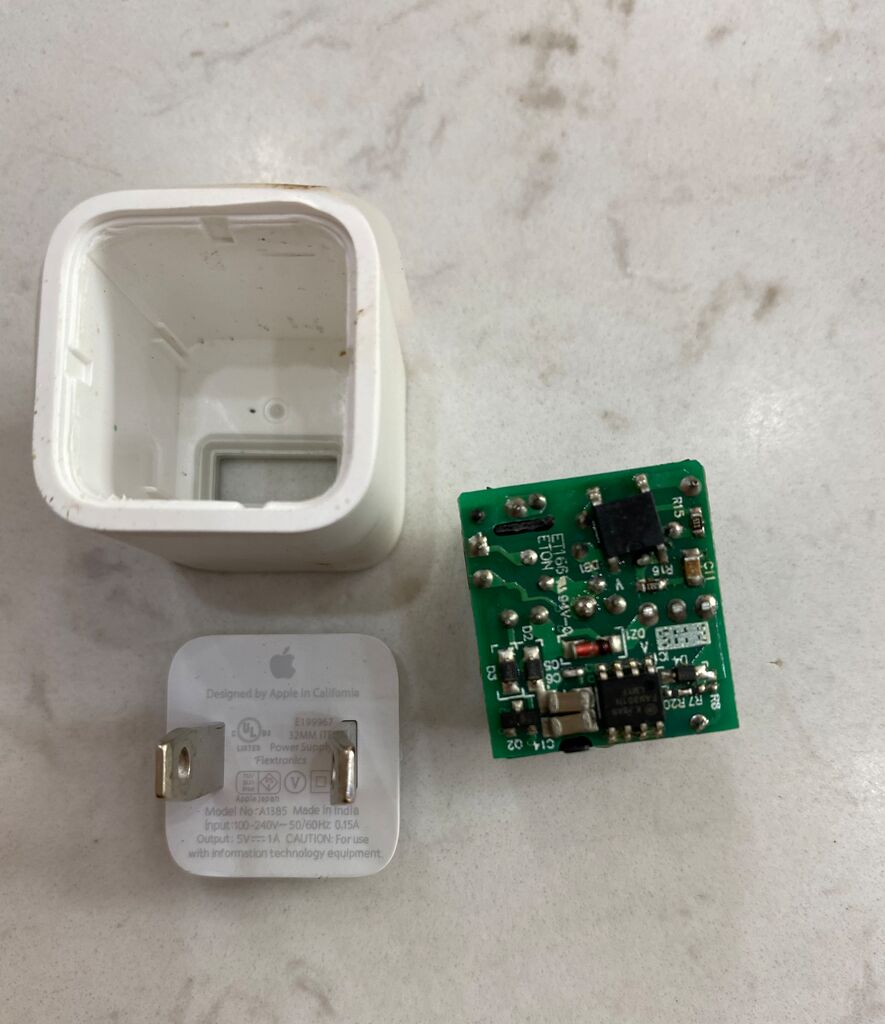 Củ sạc vuông iphone 1A fullbox - fake - Ảnh 5