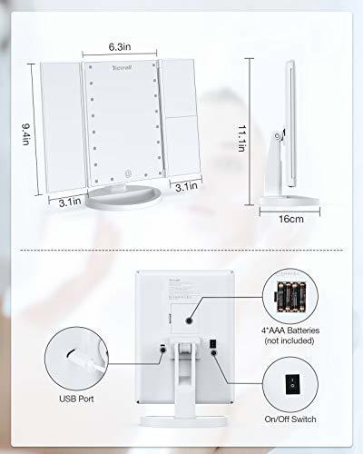 Gương Trang Điểm thông minh Ticwell Essential ( hàng Amazon Mỹ ) - Ảnh 4