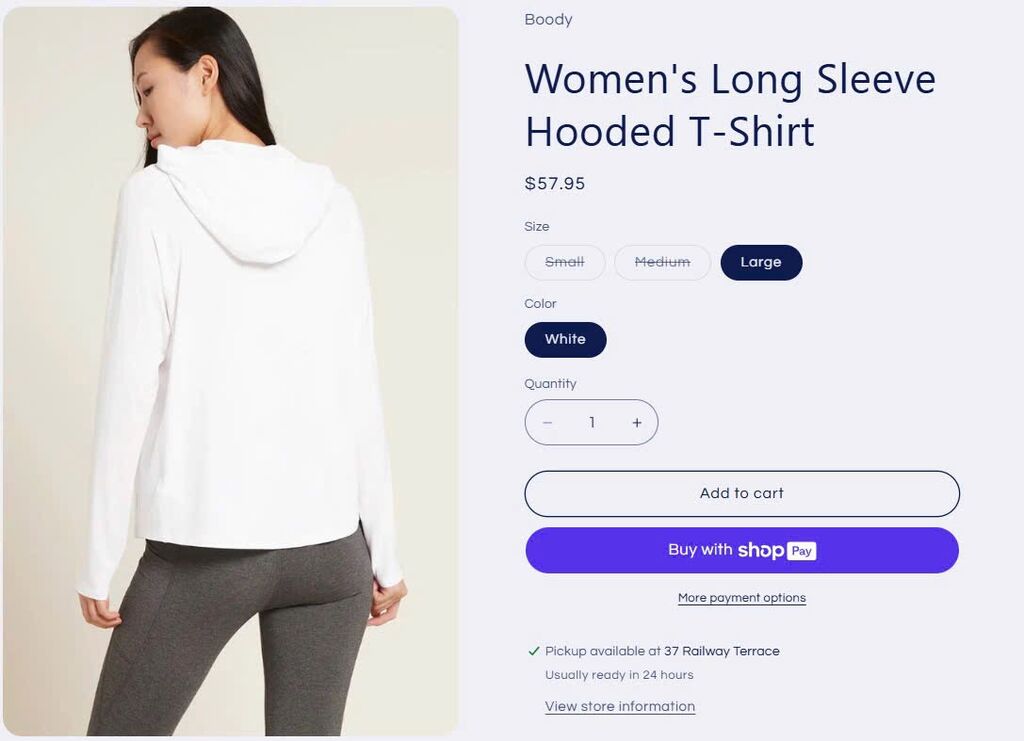 Áo sợi tre Hoodie hãng BOODY ( Úc ) - fake  - Ảnh 7