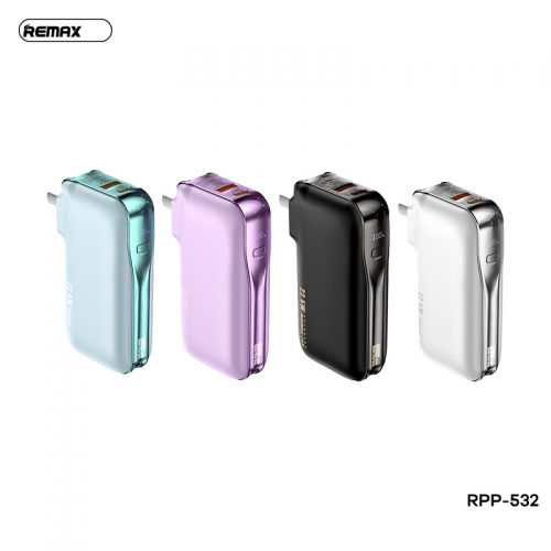 {Order giao 10/12} Củ sạc kiêm Pin dự phòng Remax RPP-532 dung lượng 10.000mAh sạc nhanh 22.5W PD - Ảnh 2