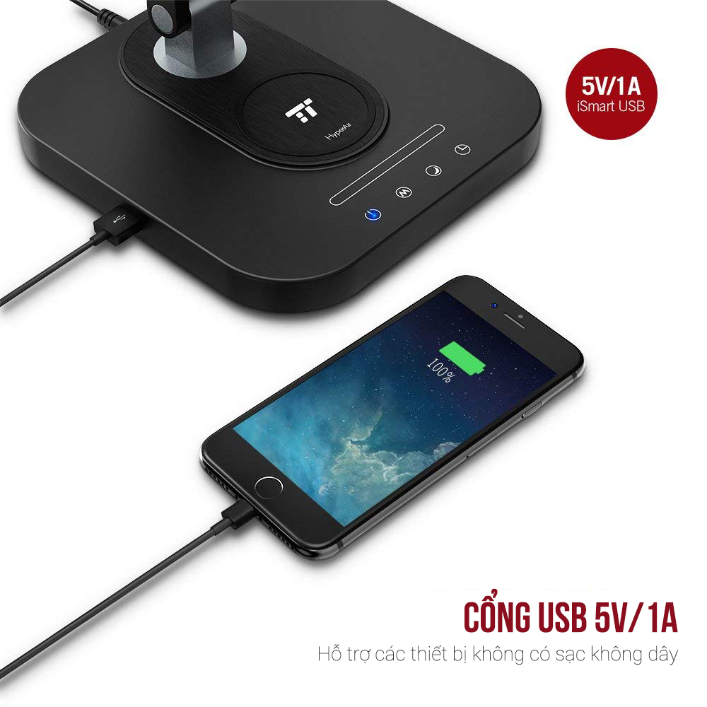 Đèn bàn chống cận kiêm sạc không dây Taotronics TT-DL038 - Ảnh 5