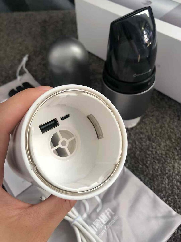 Máy hút bụi cầm tay Clean Capsule C30, có đèn pin & cảnh báo - Ảnh 5