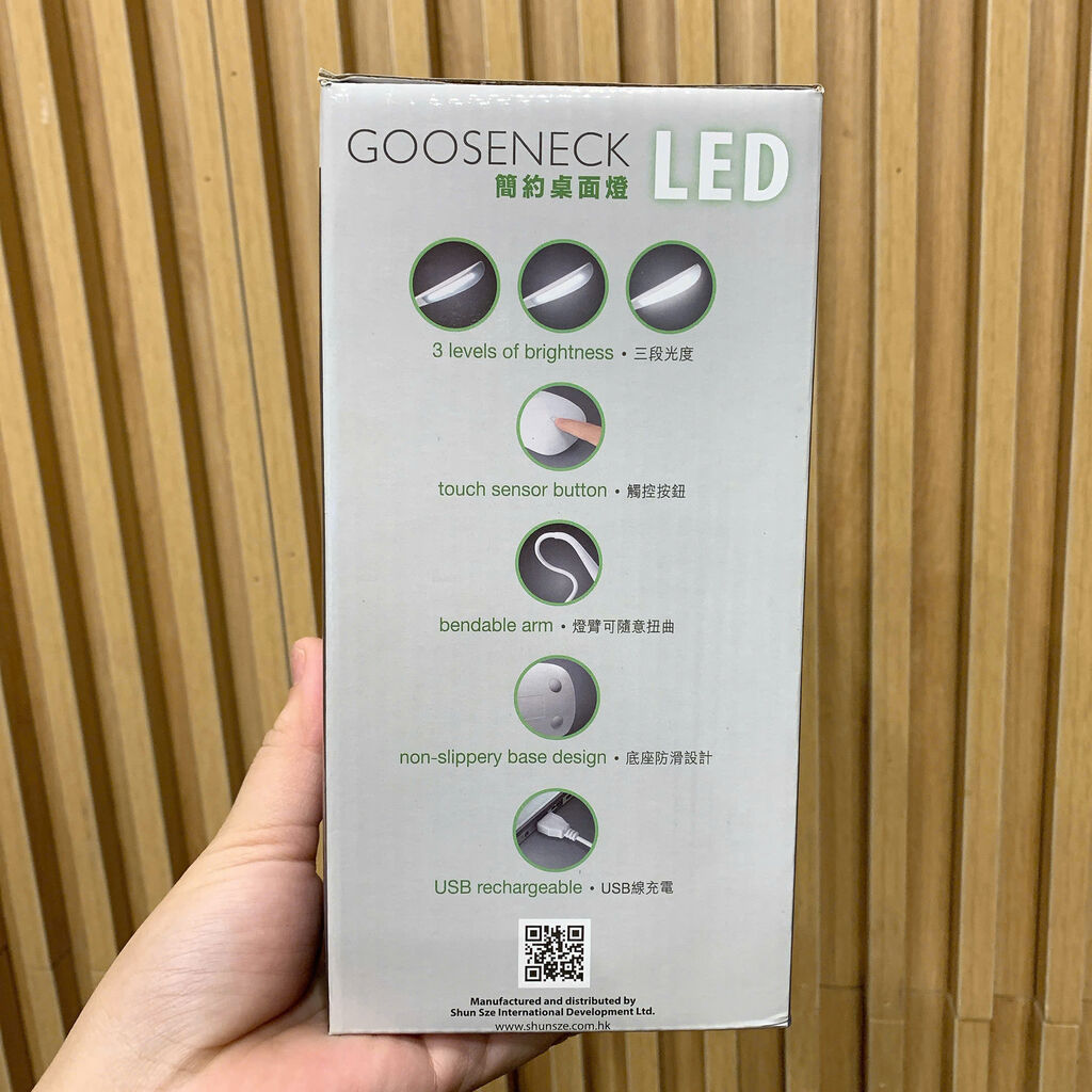 Đèn bàn LED đọc sách GOOSENECK SSL-908-WT - cáp sạc bị ố vàng - Ảnh 4