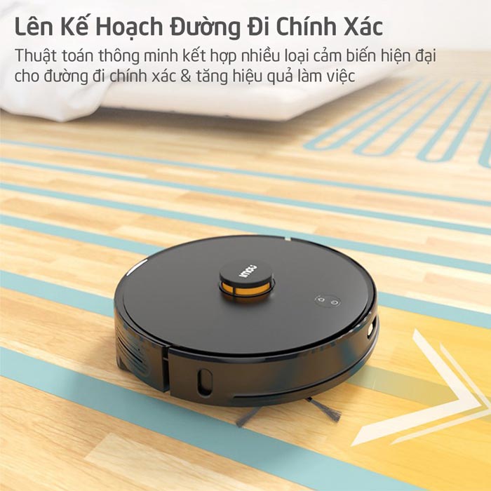 Robot hút bụi+lau nhà IMOU RV-L11-A, lực hút 2700Pa, tự đổ rác, bản Q.Tế, kèm đổi nguồn 110v - Ảnh 6