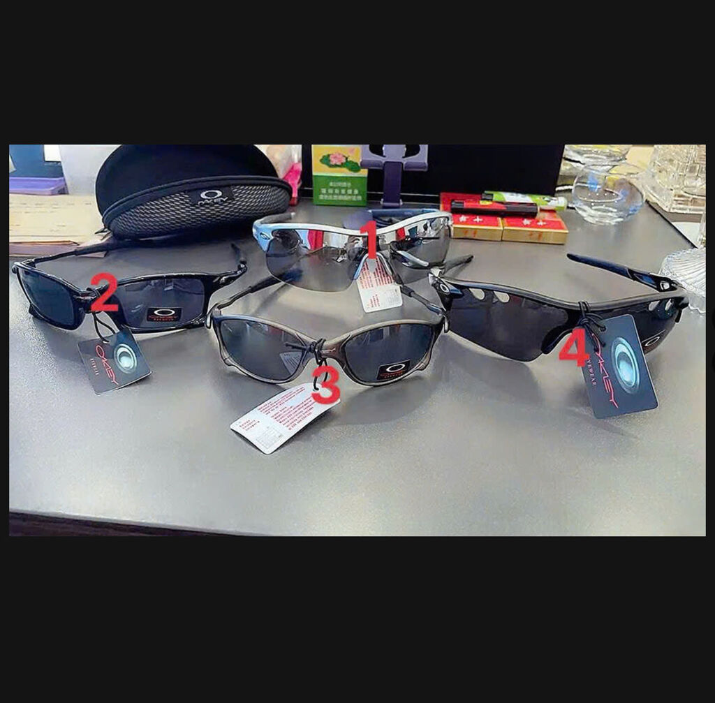 Kính râm thể thao OAKLEY hàng Fake. Có hộp đựng kính - Ảnh 2