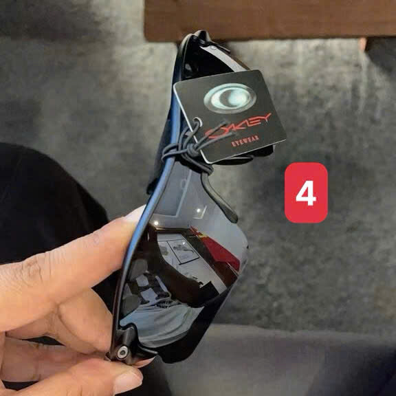 Kính râm thể thao OAKLEY hàng Fake. Có hộp đựng kính - Ảnh 6