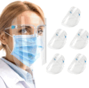 Kính chắn chống giọt bắn trong suốt nhựa PET - Face Shield Mask - Ảnh 7