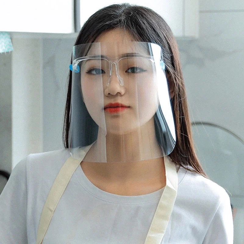 Kính chắn chống giọt bắn trong suốt nhựa PET - Face Shield Mask - Ảnh 5