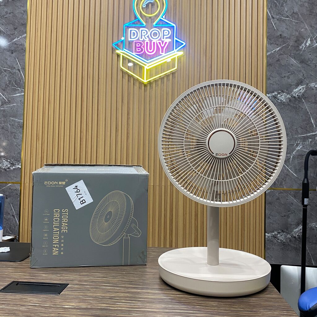 Quạt cây 10 cánh XIAOMI Edon E909C, tăng giảm chiều cao, gập gọn, xoay 120 độ, có đèn ngủ, remote - Ảnh 2