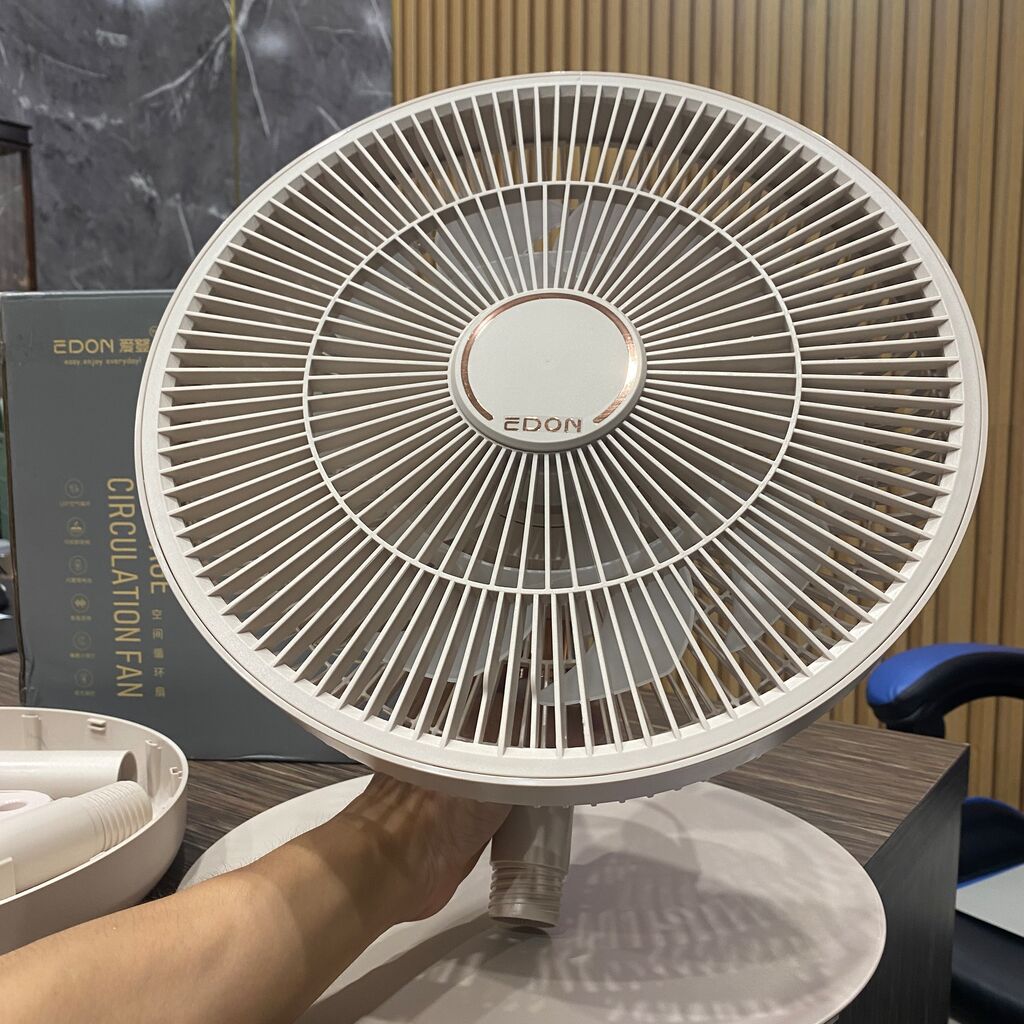 Quạt cây 10 cánh XIAOMI Edon E909C, tăng giảm chiều cao, gập gọn, xoay 120 độ, có đèn ngủ, remote - Ảnh 5