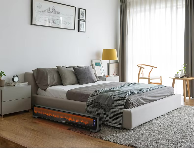 Máy sưởi Whirlpool (Mỹ), công nghệ sưởi Graphene, màn hình than củi, dài 1.3m, 2200W - Ảnh 7