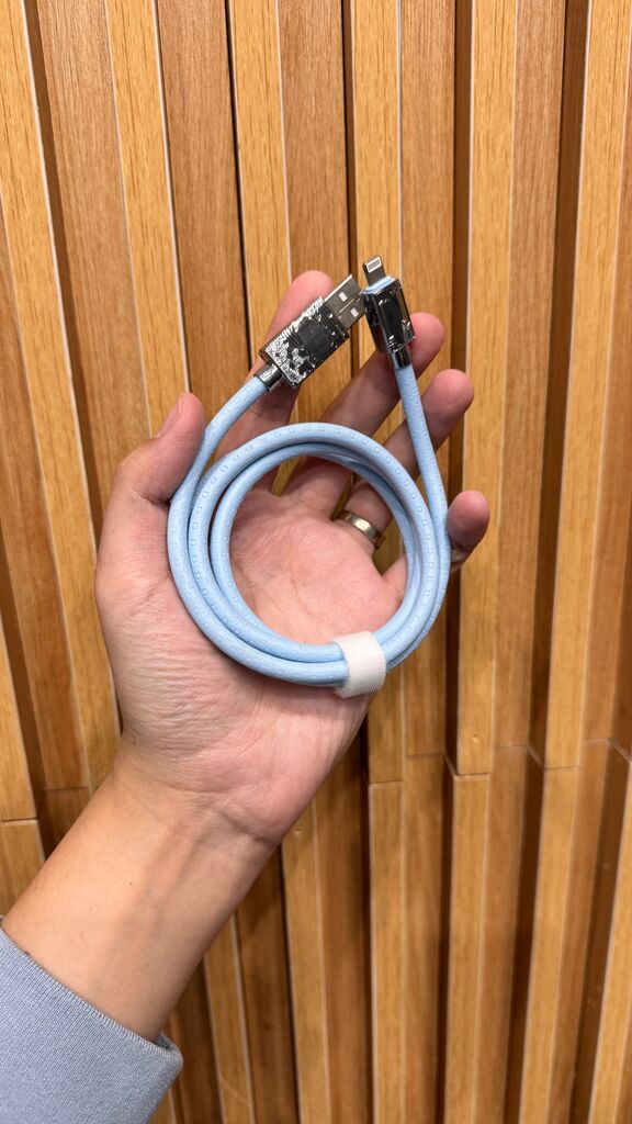 Cáp sạc BVVLEIS dây béo, có đủ Lightning / Type-C, màu ngẫu nhiên. - Ảnh 7
