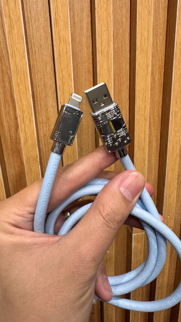 Cáp sạc BVVLEIS dây béo, có đủ Lightning / Type-C, màu ngẫu nhiên. - Ảnh 9