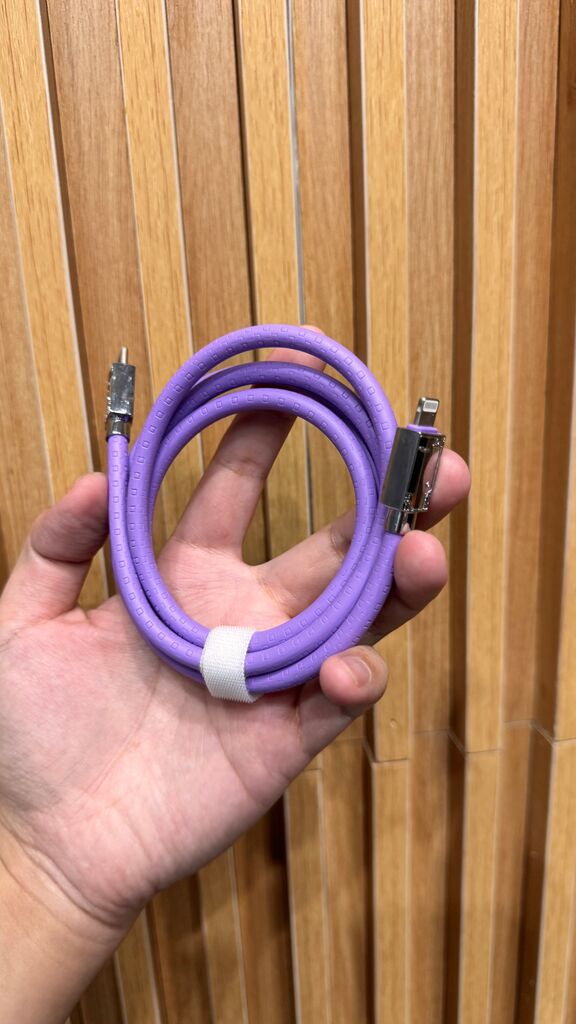 Cáp sạc BVVLEIS dây béo, có đủ Lightning / Type-C, màu ngẫu nhiên. - Ảnh 5