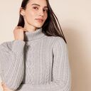 Áo len cổ lọ dành cho nữ của Amazon Essentials - size S (Mỹ) B07QC4GHYV màu ghi sáng - Ảnh 9