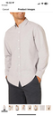 Áo sơ mi Nam Amazon Essentials màu ghi -Size L Mỹ ( XL việt nam) B07752L43G - Ảnh 9
