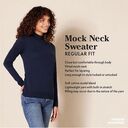 Áo len Nữ cổ lọ mỏng nhẹ Amazon Essentials - size S (Mỹ) B07QC4FTFQ - Ảnh 8