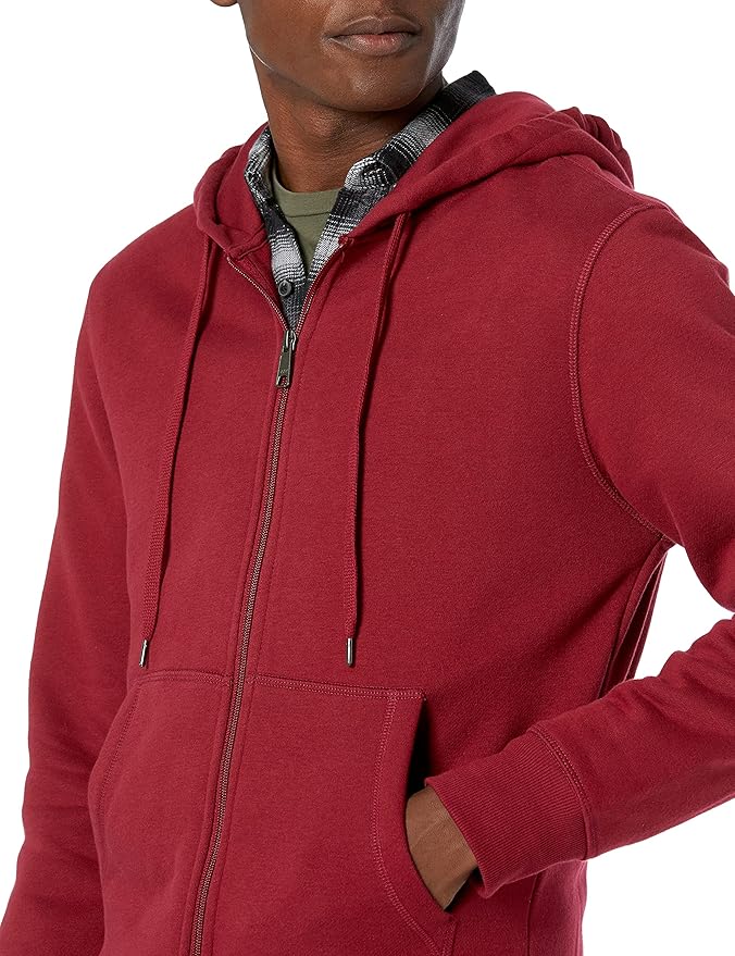 Áo hoodie Nam Full-Zip Amazon Essentials - size M Mỹ (XL Việt Nam) B075JNL9SN