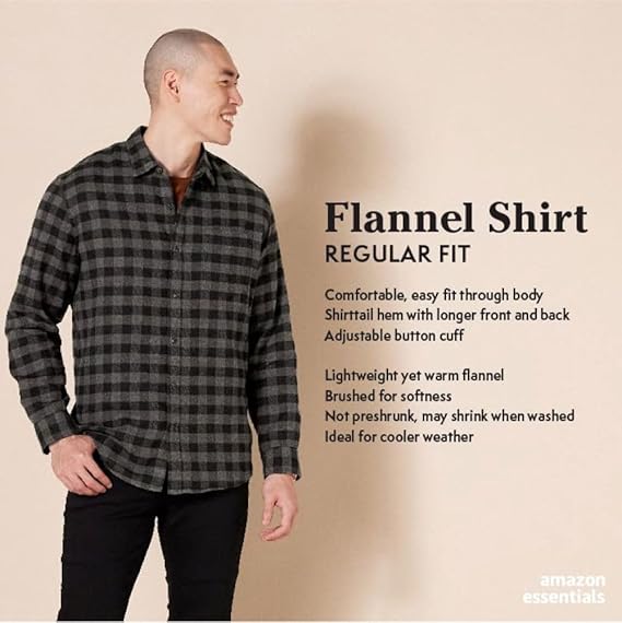 Áo sơ mi Nam Amazon Essentials - size M (Mỹ) - XL Việt Nam - B073XPY2XB - Ảnh 6
