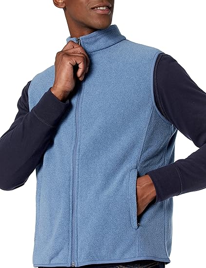 Áo Gi lê Nam lông cừu khóa kéo Amazon Essentials - size M (Mỹ) B096YRX6Z9