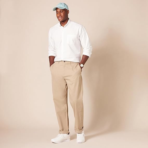 Áo sơ mi Nam Oxford dài tay Amazon Essentials - B07F22HHX8 - size S (Mỹ) - L Việt Nam - Ảnh 3