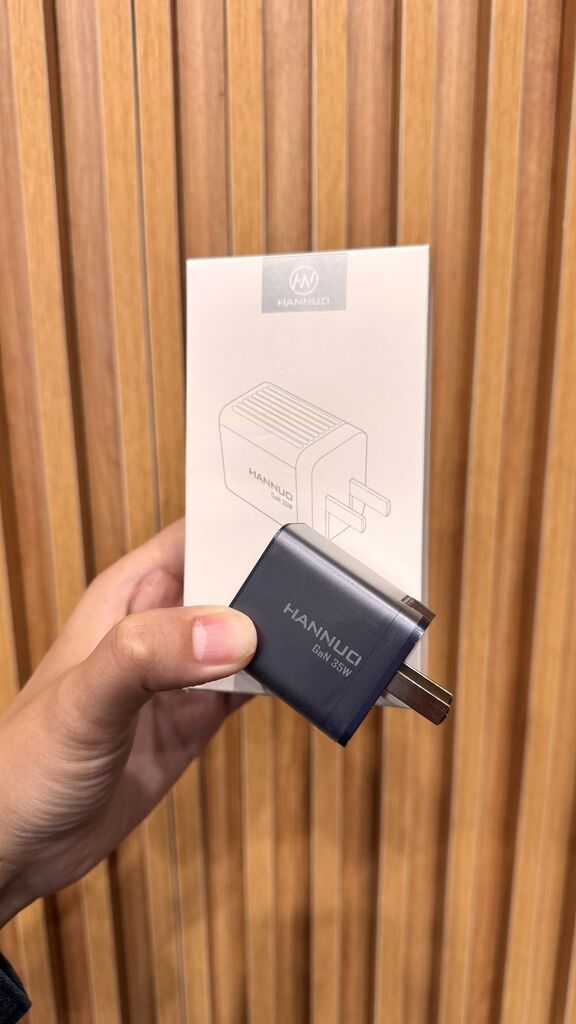 Củ sạc nhanh Hannuci GaN 35W (có PPS, PD ) Sạc nhanh cả iPhone & Samsung. - ko hộp