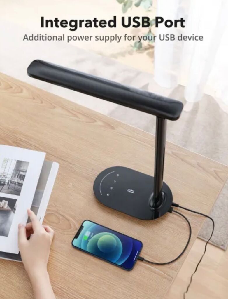 Đèn học chống cận Taotronics TT-DL064 Pro, 5 mức sáng, 4 chế độ màu ( Đen ) - Ảnh 3