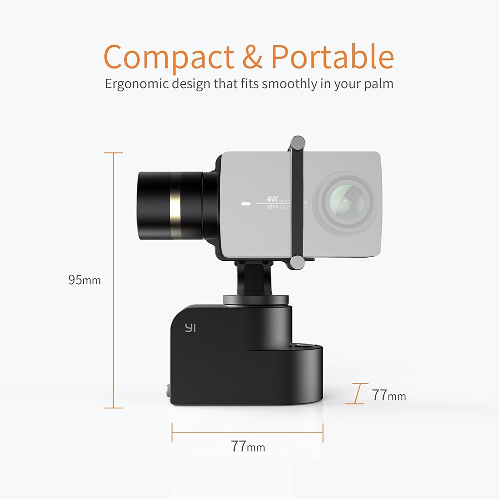 Chống rung 3 trục action camera Yi Handheld Gimbal - ko kèm camera - Ảnh 9
