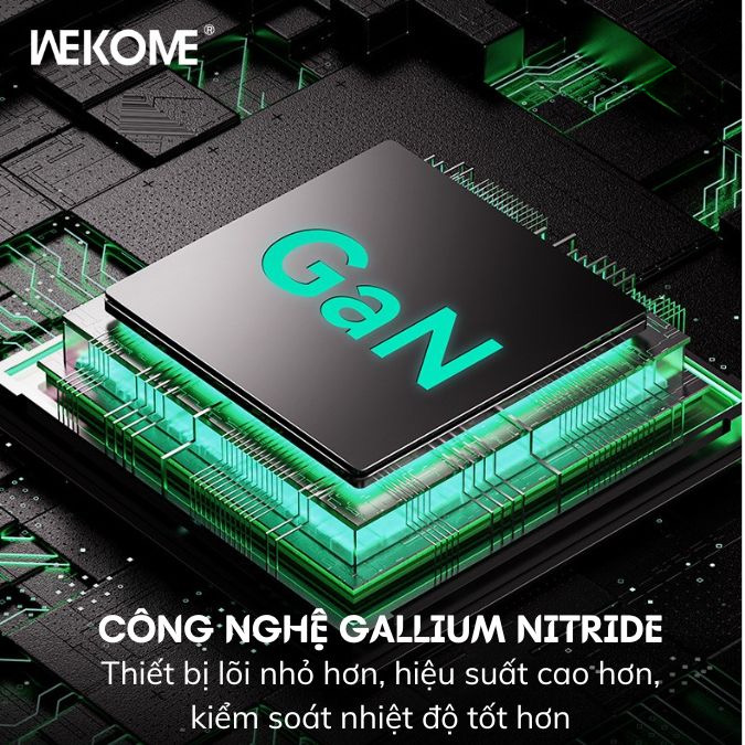 Củ sạc nhanh 35W hãng WEKOME WP-U23 2 cổng sạc hỗ trợ sạc nhanh PPS, PD, GaN - Ảnh 4