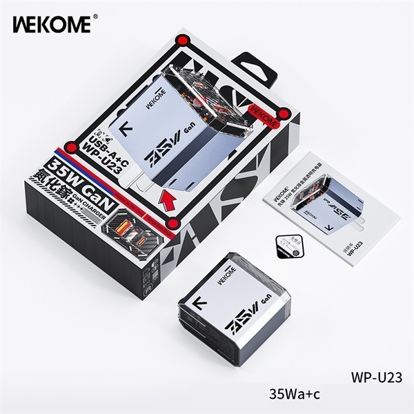 Củ sạc nhanh 35W hãng WEKOME WP-U23 2 cổng sạc hỗ trợ sạc nhanh PPS, PD, GaN - Ảnh 8