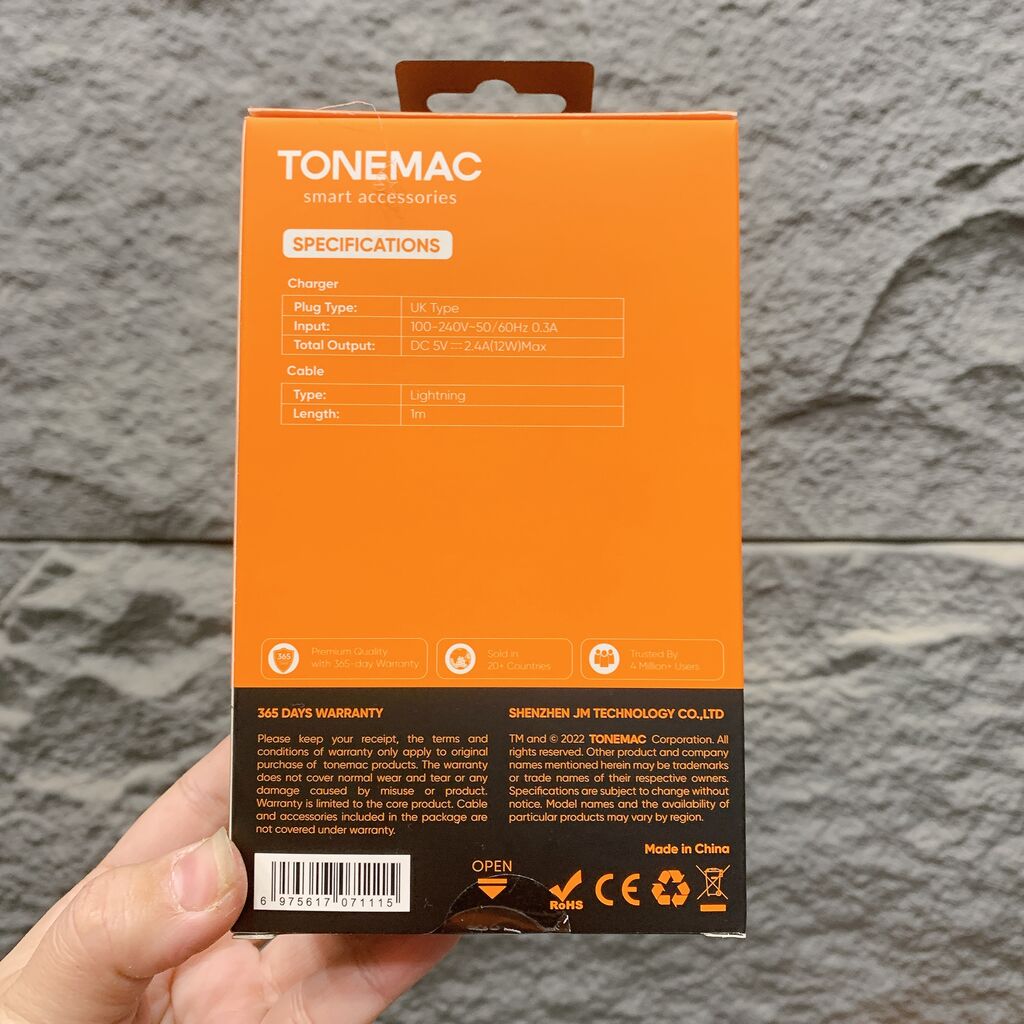 Combo củ sạc + cáp USB iphone / micro Tonemac UC22/UC42 - Ảnh 4