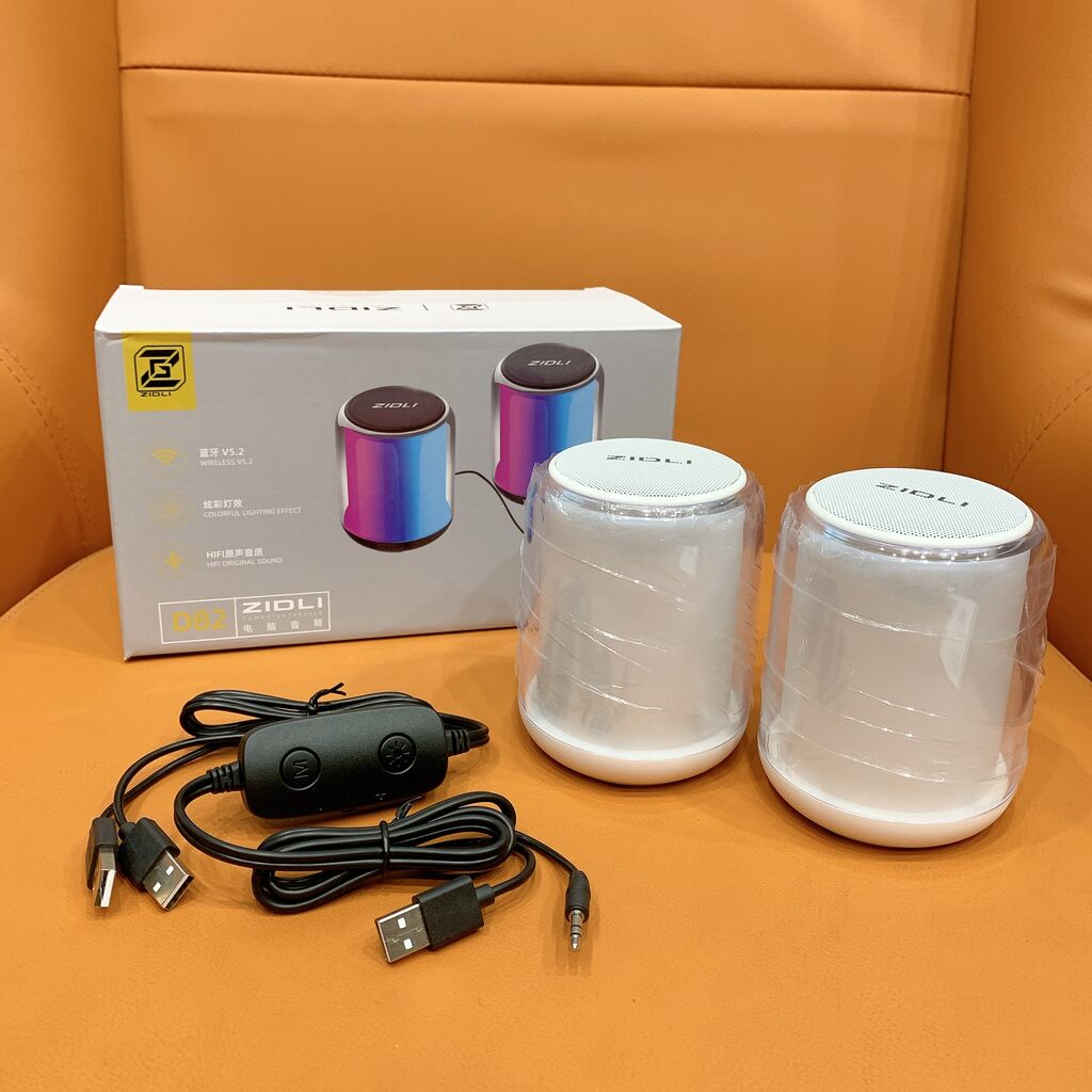 Cặp Loa Bluetooth Zidli D82 – Âm Thanh Đỉnh Cao, Ánh Sáng Rực Rỡ - Ảnh 3