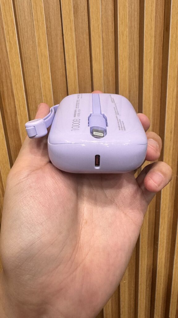 Pin  Dự Phòng 10.000mAh sạc nhanh 22.5W MODUNYOUPIN 3C-16 , liền cáp, sạc được iPhone 16, màu random - Ảnh 6