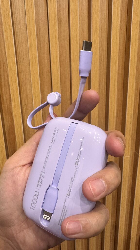 Pin  Dự Phòng 10.000mAh sạc nhanh 22.5W MODUNYOUPIN 3C-16 , liền cáp, sạc được iPhone 16, màu random - Ảnh 10