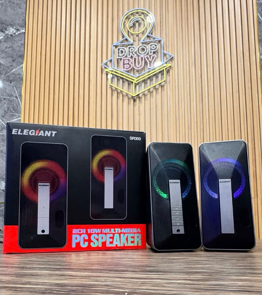 Cặp loa Bluetooth Elegiant SR300 ( Hà Lan ), công suất 10W, loa máy tính