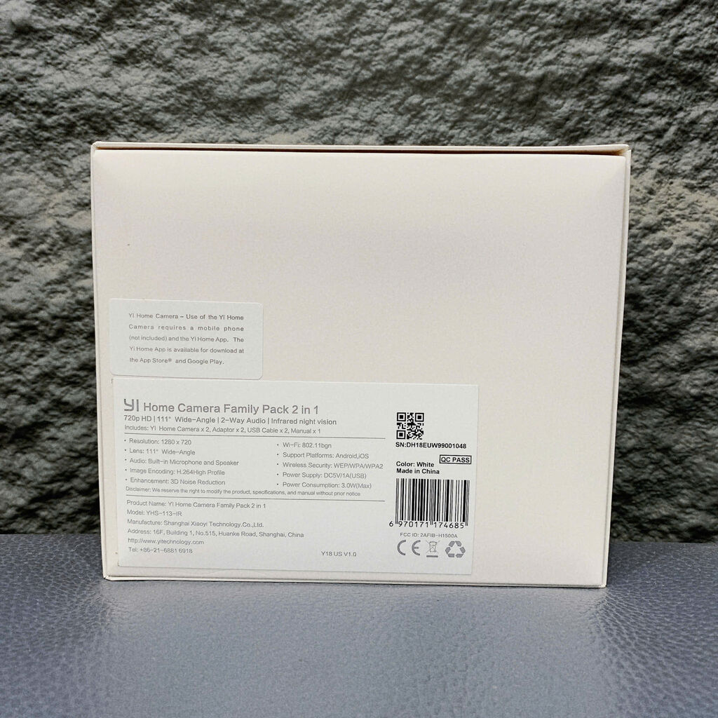 Set 2 Camera an ninh Xiaomi Yi 720p Home Camera, bản quốc tế - Ảnh 5