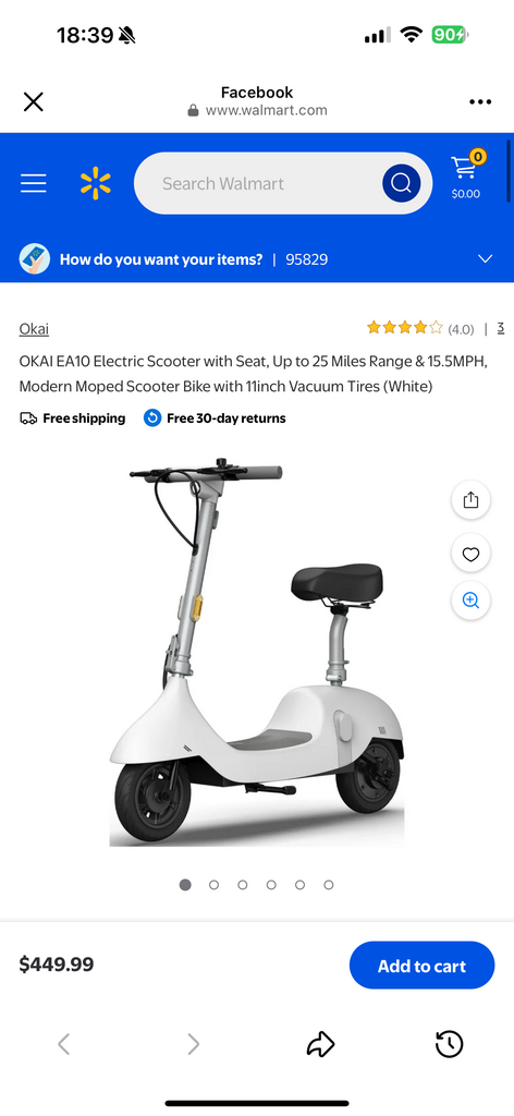 Xe đạp điện gấp gọn OKAI EA10 ( hàng Walmart Mỹ ) - Ảnh 2