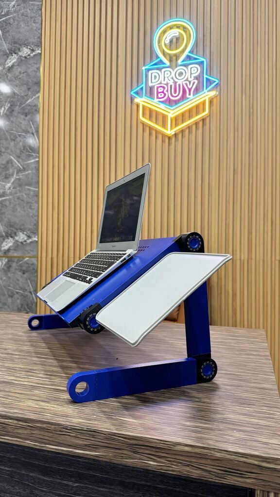 Bàn laptop di động RAINBEAN ( hàng Amazon ) , kèm bàn kê chuột , có thể gập gọn - Ảnh 4