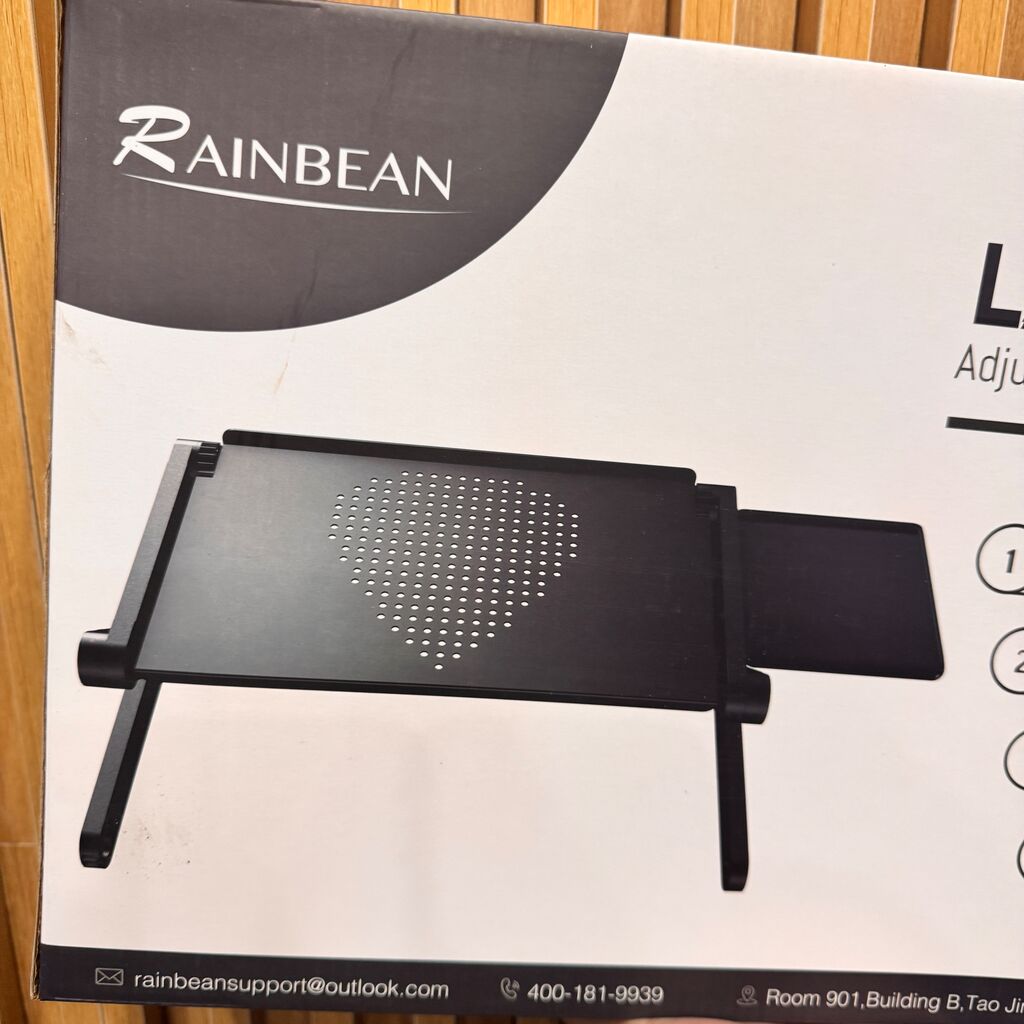Bàn laptop di động RAINBEAN ( hàng Amazon ) , kèm bàn kê chuột , có thể gập gọn - Ảnh 10
