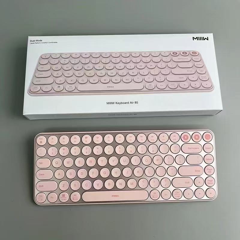 Bàn phím không dây Bluetooth hãng Xiaomi MIIIW Keyboard Air 85 MWXKT01 ( Pink ) - Ảnh 7
