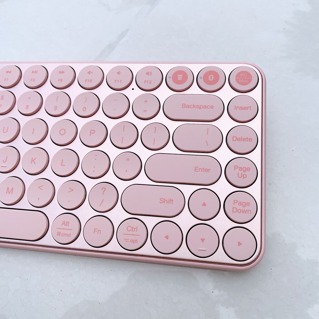 Bàn phím không dây Bluetooth hãng Xiaomi MIIIW Keyboard Air 85 MWXKT01 ( Pink ) - Ảnh 6