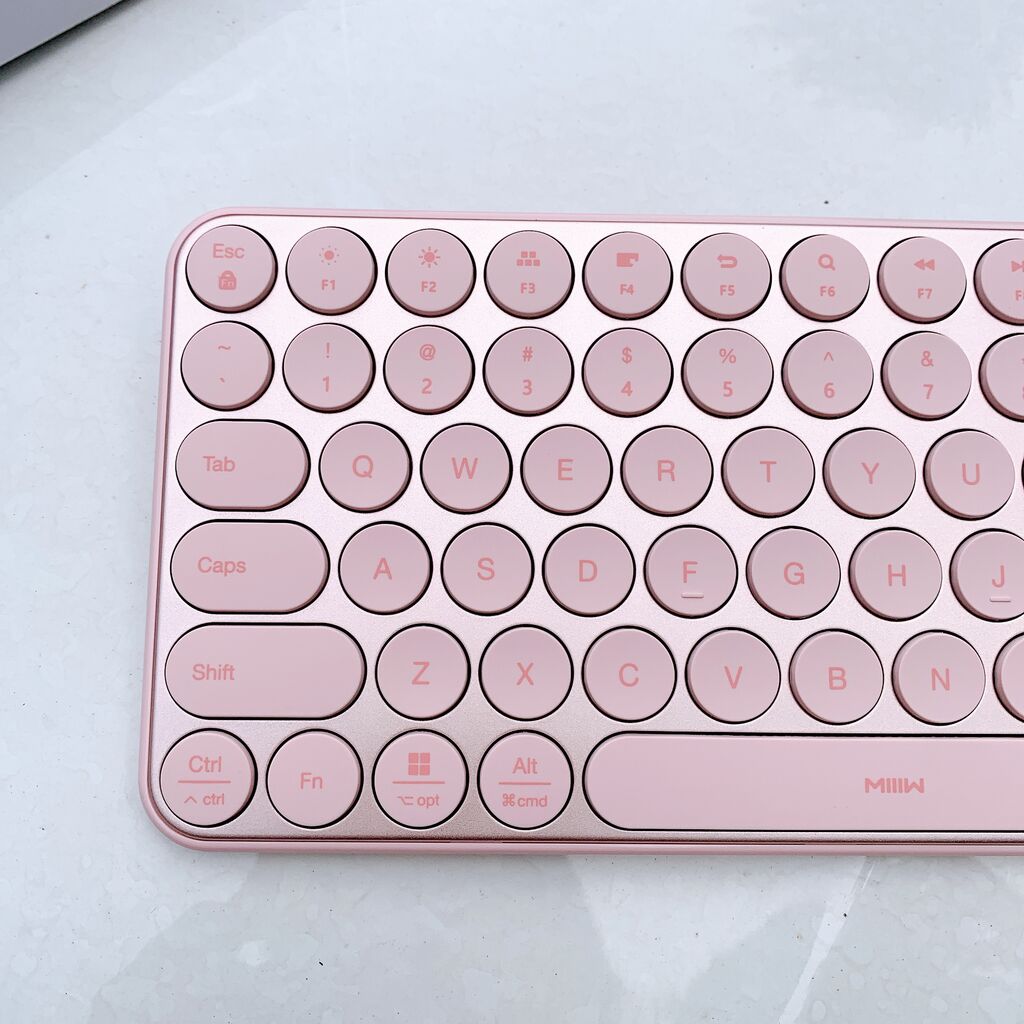 Bàn phím không dây Bluetooth hãng Xiaomi MIIIW Keyboard Air 85 MWXKT01 ( Pink ) - Ảnh 5