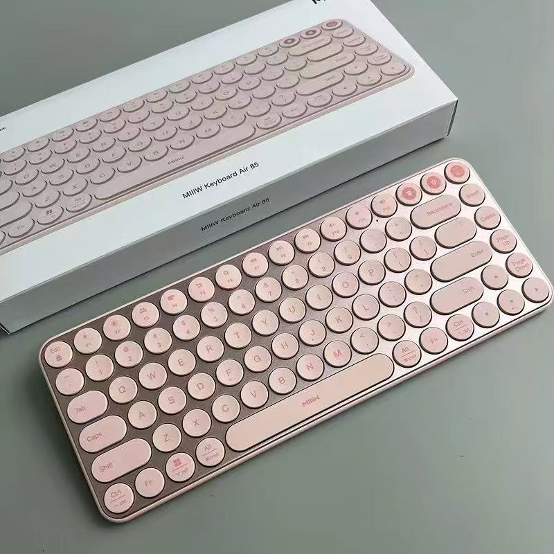 Bàn phím không dây Bluetooth hãng Xiaomi MIIIW Keyboard Air 85 MWXKT01 ( Pink ) - Ảnh 8