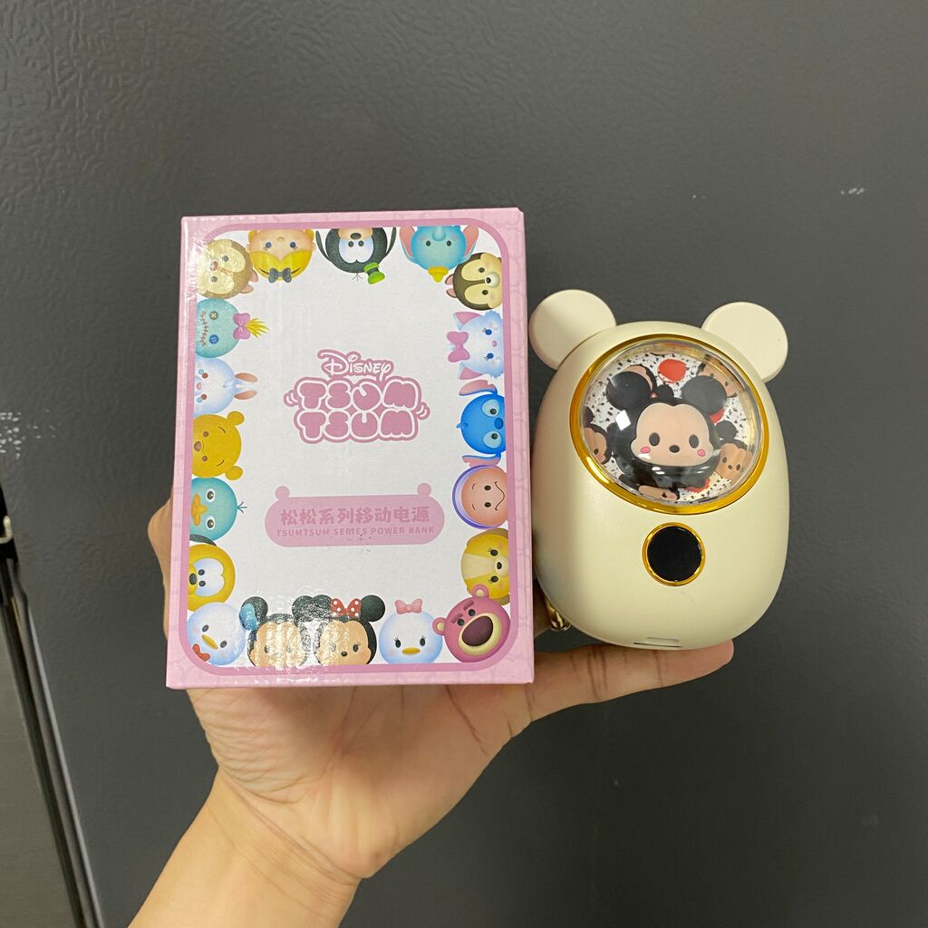 Pin Dự Phòng 20.000mAh (khả dụng 10k) sạc nhanh 20W PPS/PD Disney Tsum, liền cáp (màu ngẫu nhiên) - Ảnh 7