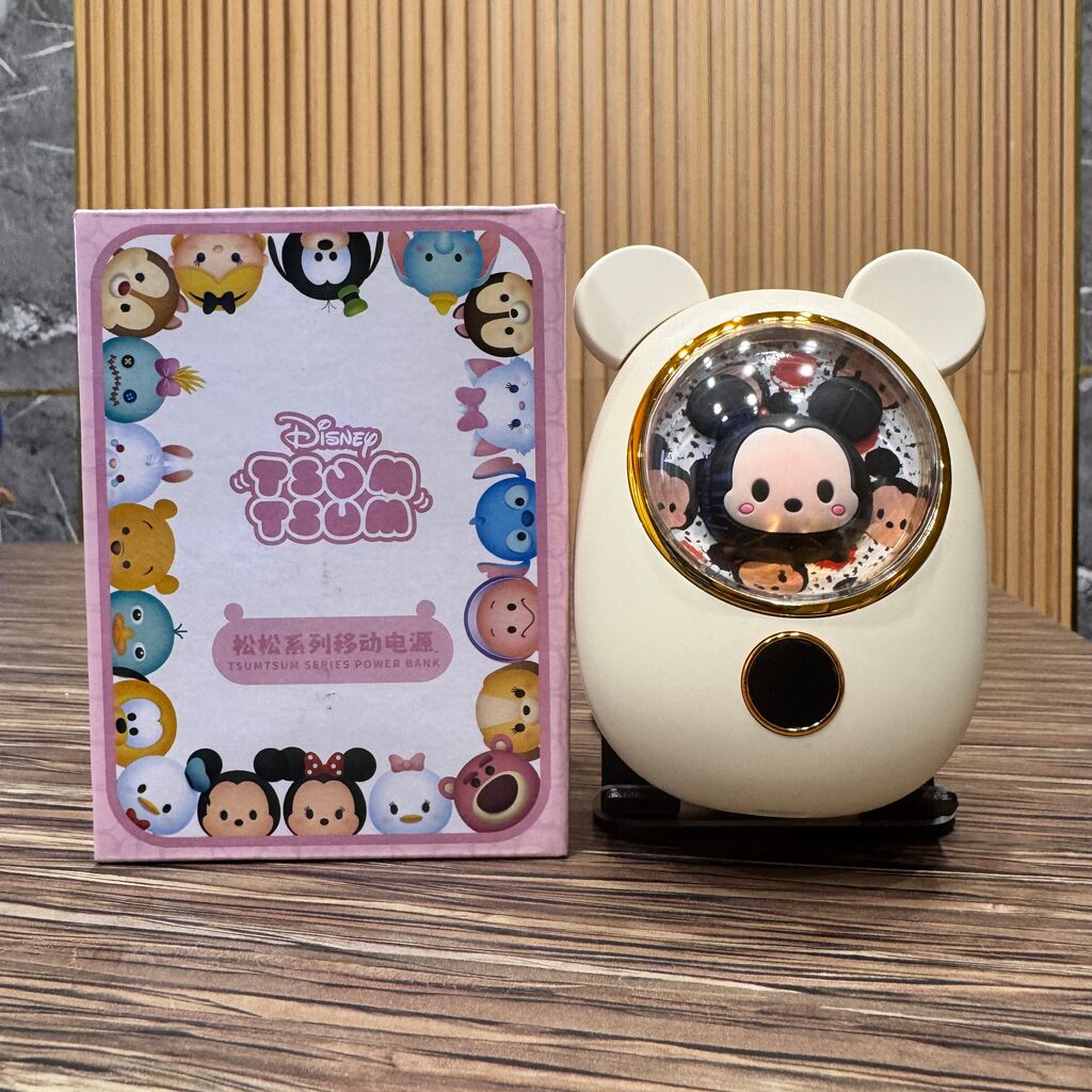 Pin Dự Phòng 20.000mAh (khả dụng 10k) sạc nhanh 20W PPS/PD Disney Tsum, liền cáp (màu ngẫu nhiên)