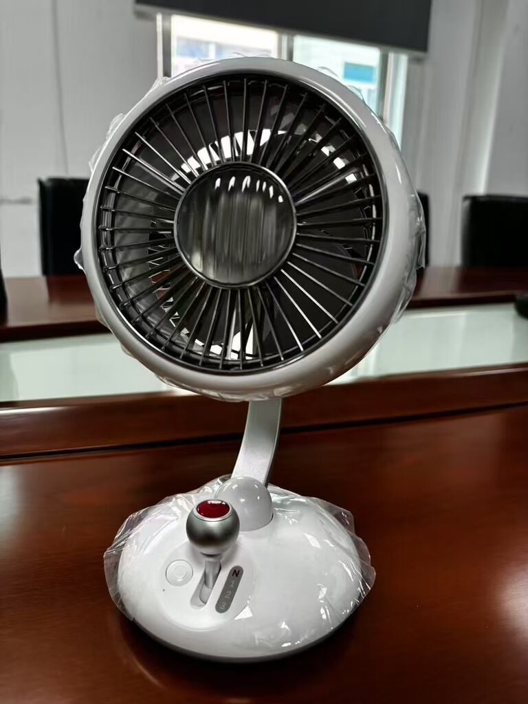 Quạt bàn D5J phong cách Retro cổ điển, tích hợp đèn, có túp năng xoay - Ảnh 3